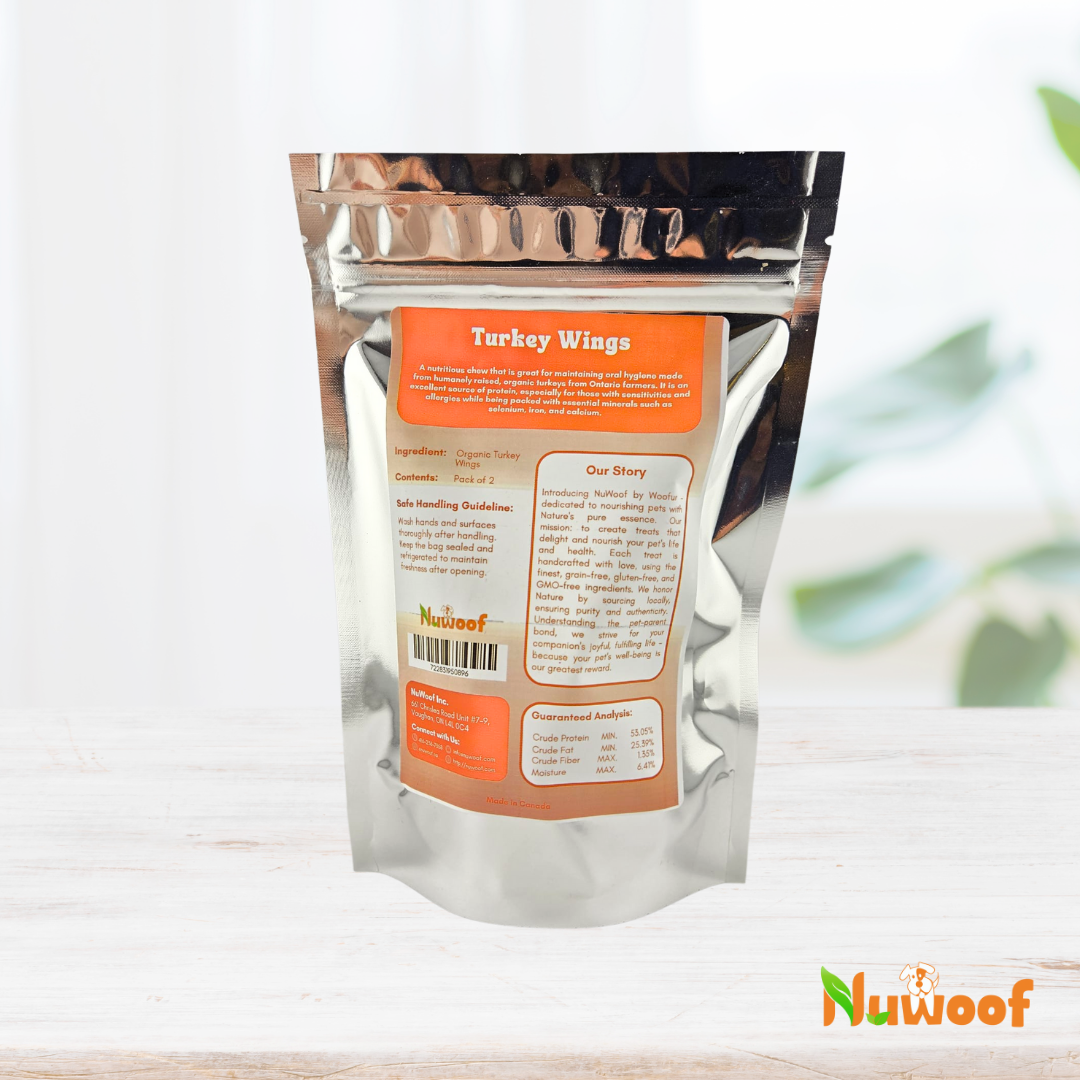 NuWoof - Dehydrated Turkey Wings (Organic)