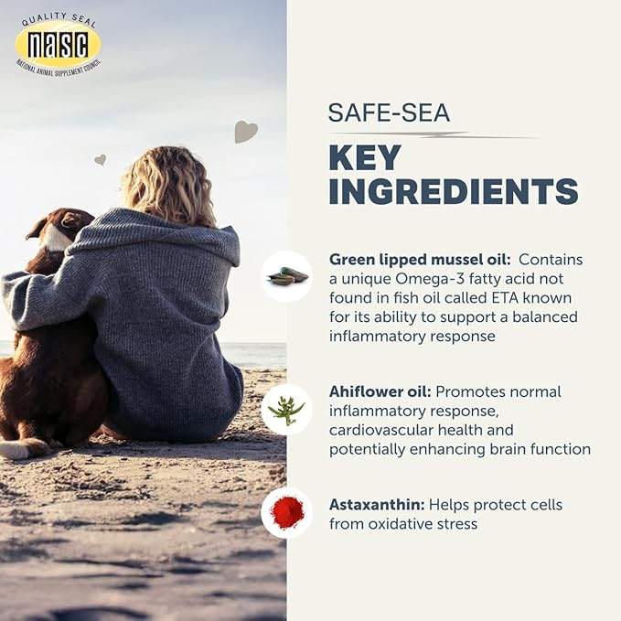 Four Leaf Rover - Safe-Sea - Premium Fatty Acids - Woofur Natural Pet Products