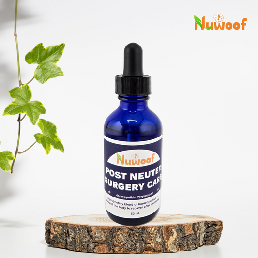 NuWoof Homeopathic Blend: Post Neuter Surgery Care