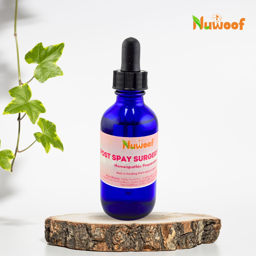 NuWoof Homeopathic Blend: Post Spay Surgery Care
