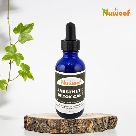 NuWoof Homeopathic Blend: Anesthetic Detox Care