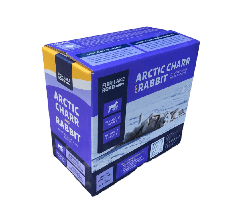 Fish Lake Road - Complete Arctic Charr & Rabbit 8lb - Woofur Natural Pet Products