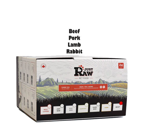 Just Raw - Beast Combo 24lbs