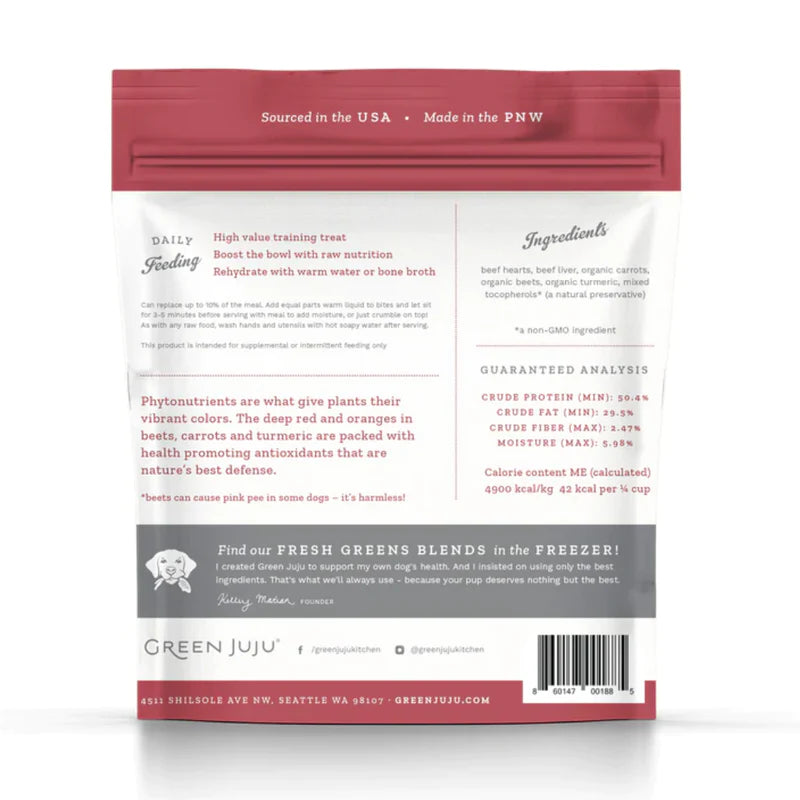 Green Juju - Freeze Dried  Beef Red 85g