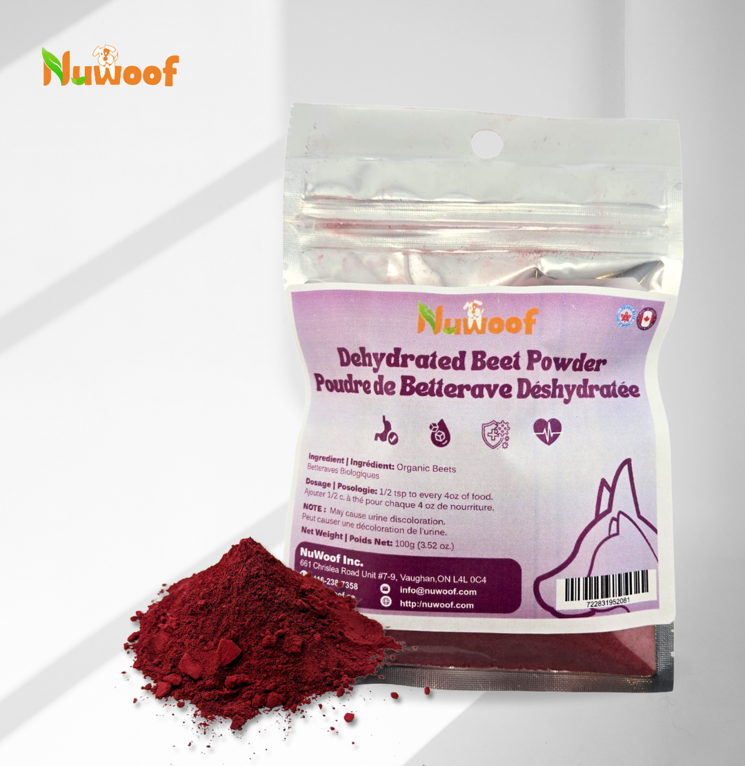 NuWoof - Dehydrated Beet Powder Supplement - 50g