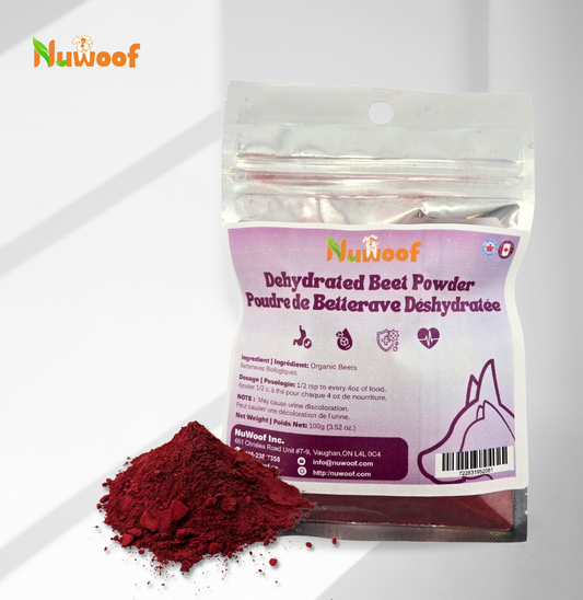 NuWoof - Dehydrated Beet Powder Supplement - 50g