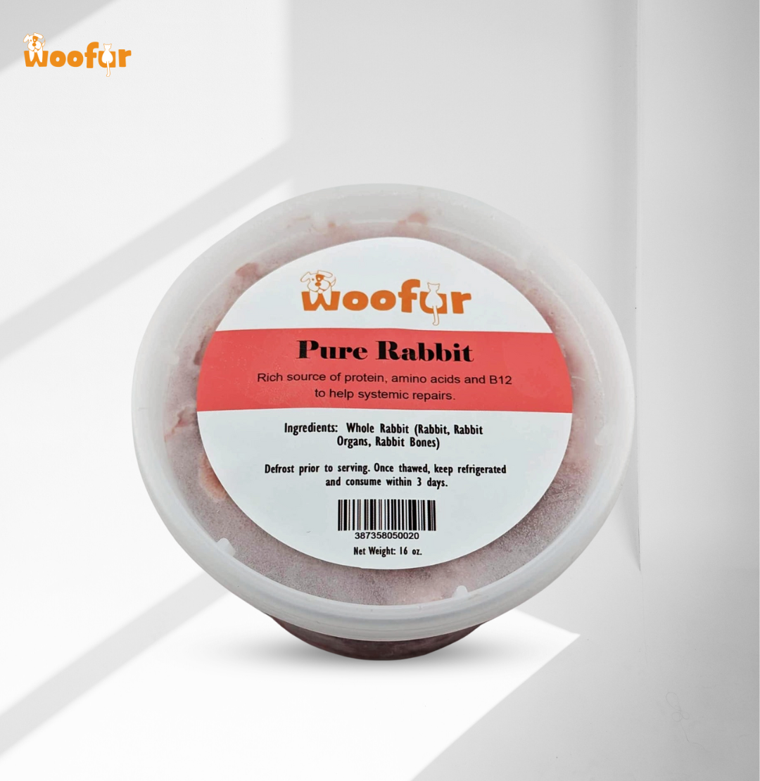 Woofur - Pure Rabbit 16 fl. oz – Woofur Natural Pet Products