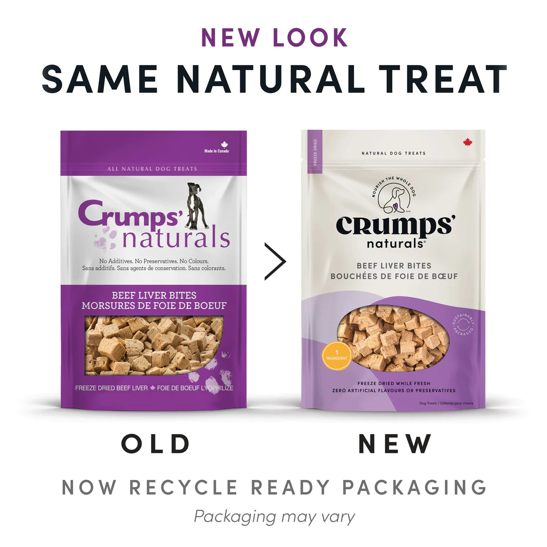 Crumps' Naturals Treats - Beef Liver Bites - Woofur Natural Pet Products