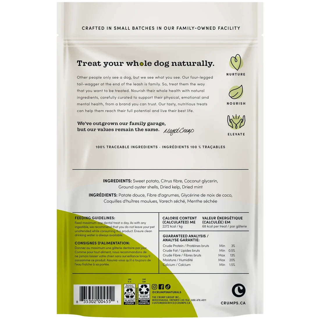 Crumps' Naturals Treats - Plaque Busters Advanced Double Fresh