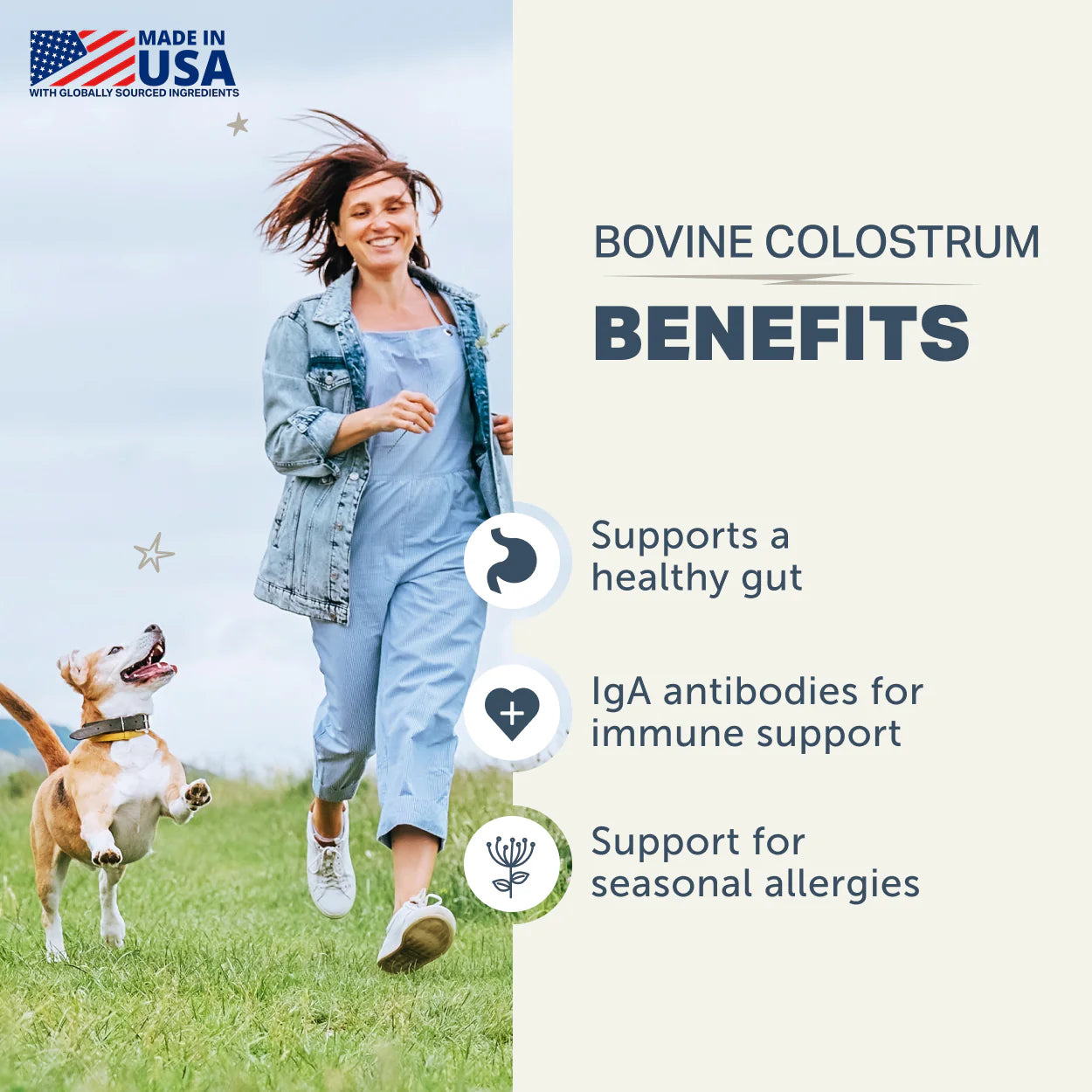 Four Leaf Rover - Bovine Colostrum - Woofur Natural Pet Products