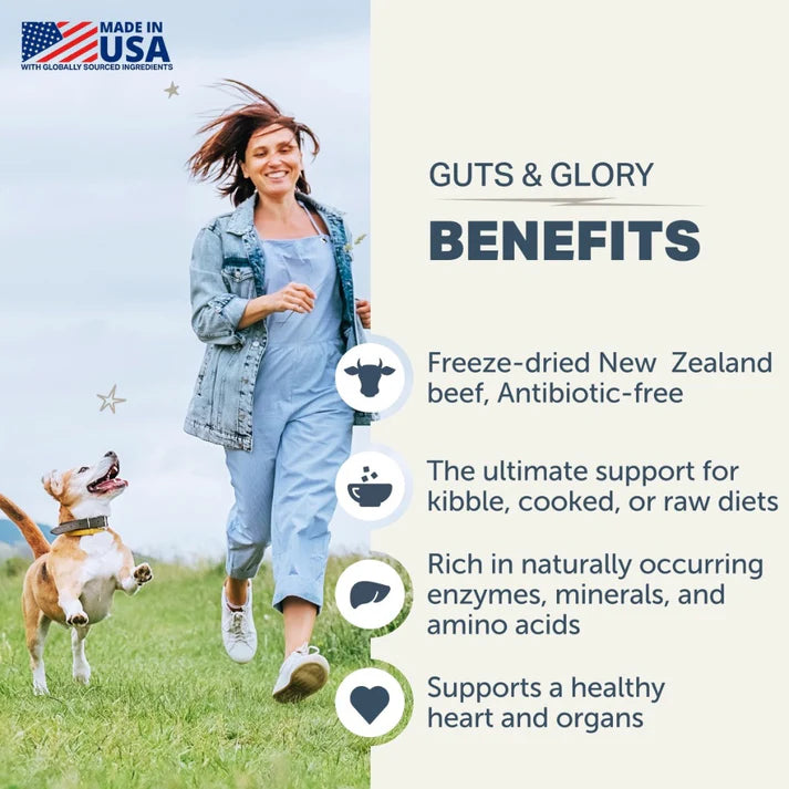 Four Leaf Rover - Guts & Glory - Grass-Fed Bovine Organs - Woofur Natural Pet Products