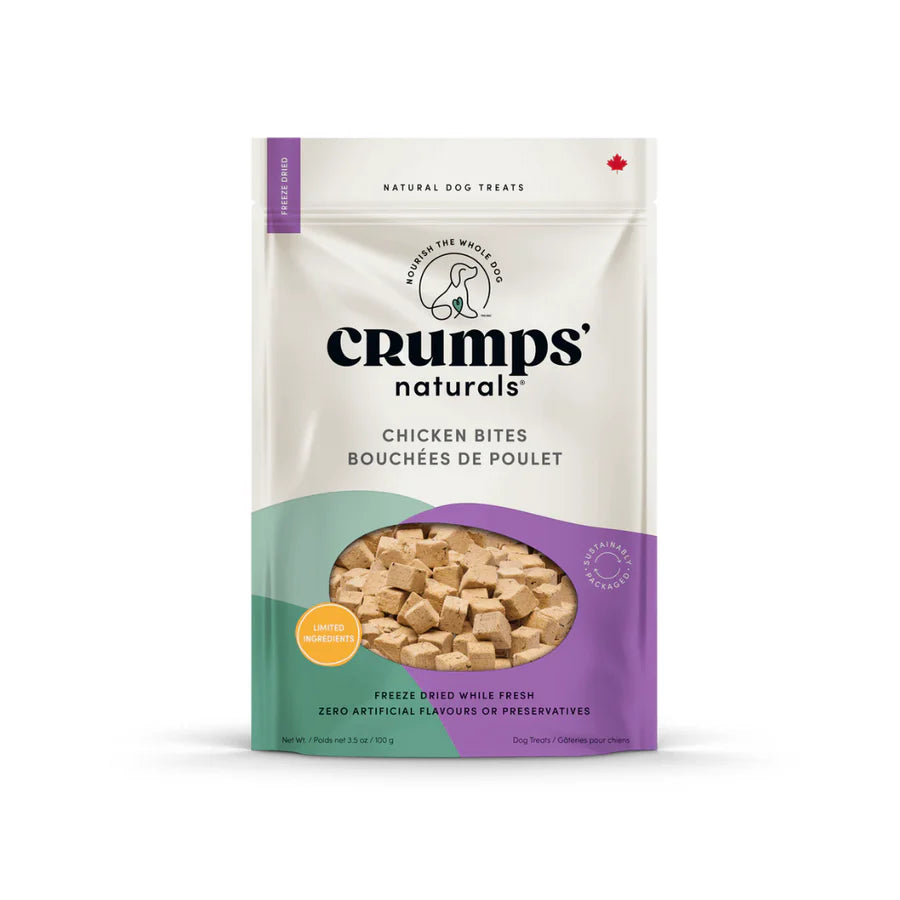 Crumps' Naturals Treats - Freeze-Dried Chicken Bites