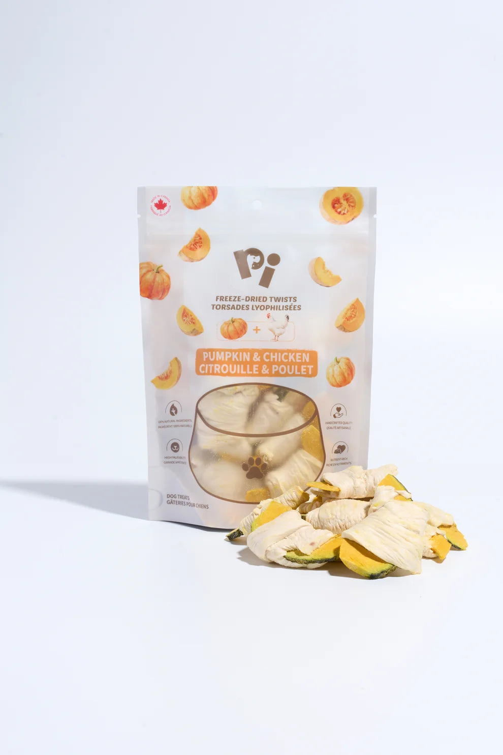Pi Pet - Freeze-Dried Pumpkin & Chicken Twists