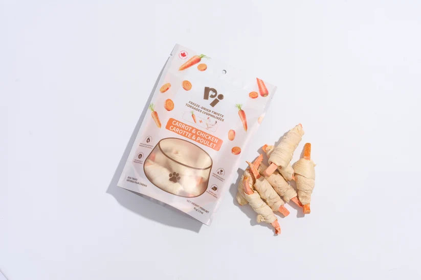 Pi Pet - Freeze-Dried Carrot & Chicken Twists