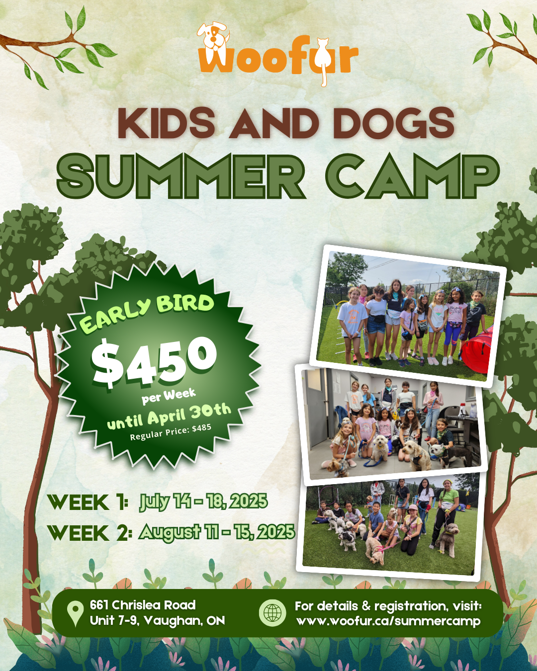 Kids & Dogs Summer Camp