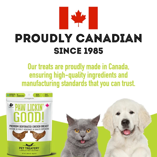 The Granville Island Pet - Paw Lickin' Good! (Dehydrated Chicken) - Woofur Natural Pet Products