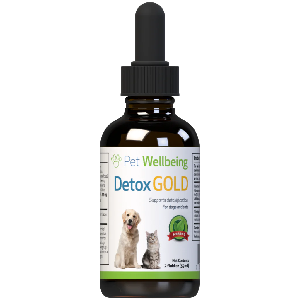 Pet Wellbeing - Detox Gold for Dogs - 2oz