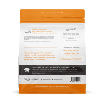 Green Juju - Freeze Dried Duck Orange 85g