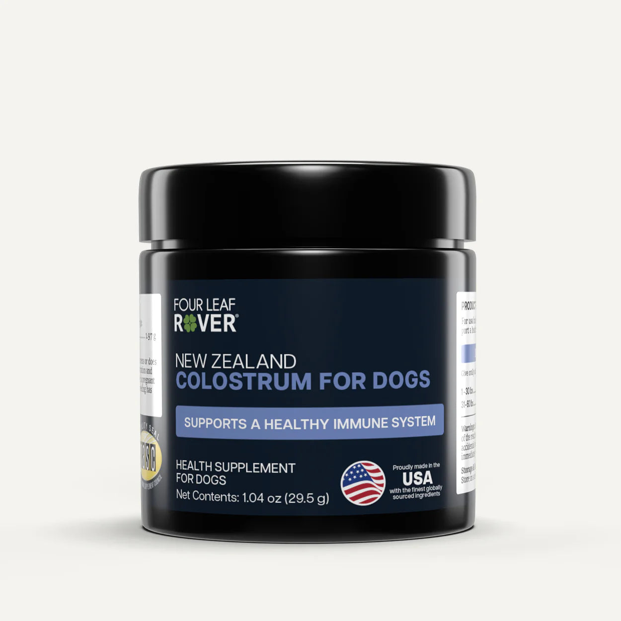 Four Leaf Rover - Bovine Colostrum - Woofur Natural Pet Products
