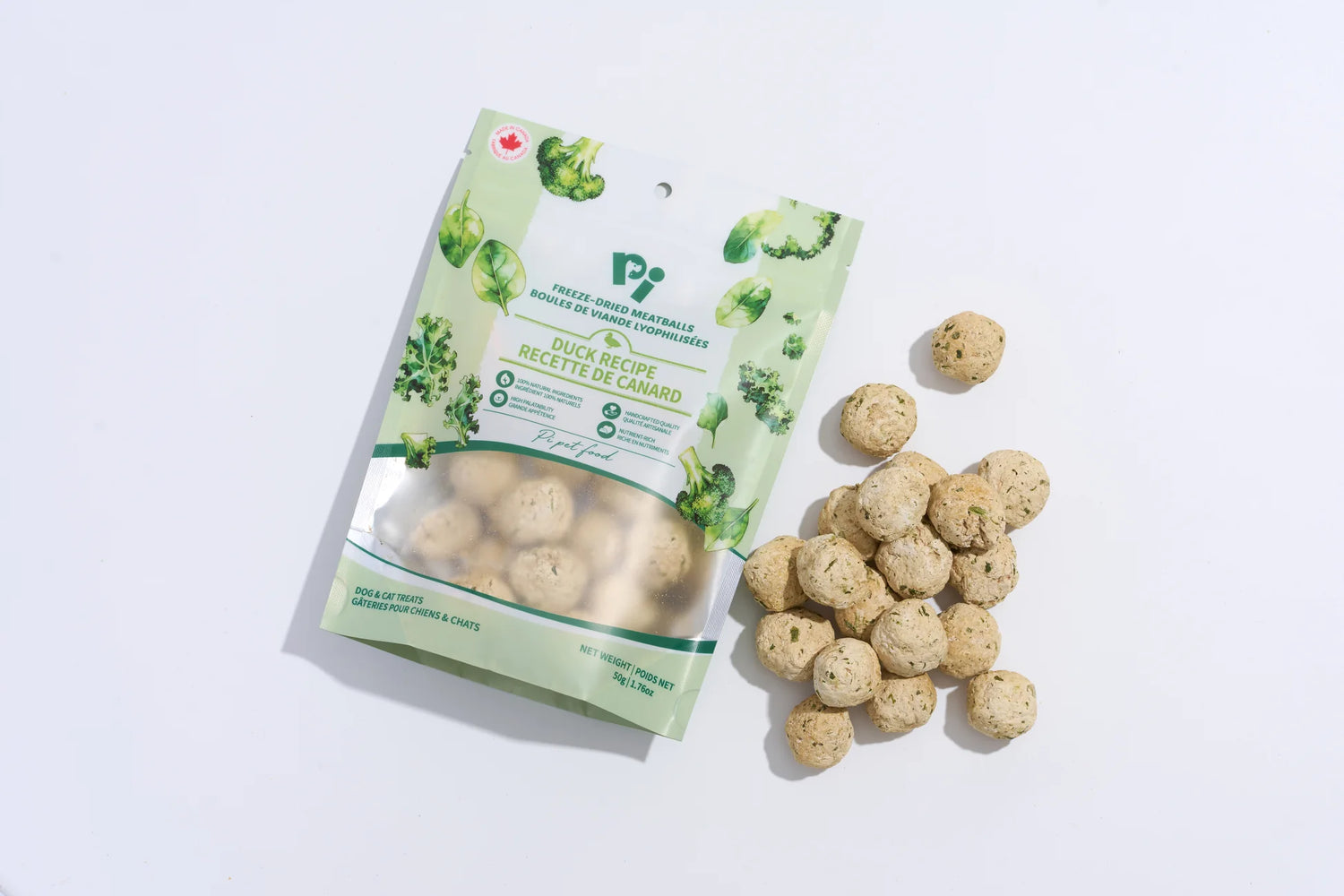 Pi Pet - Freeze-Dried Meatballs Duck