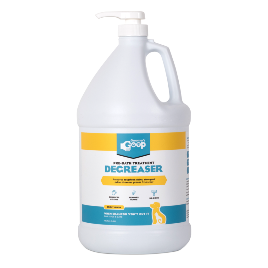 Groomer's Goop Liquid Degreaser - 1 Gallon Bottle with Pump