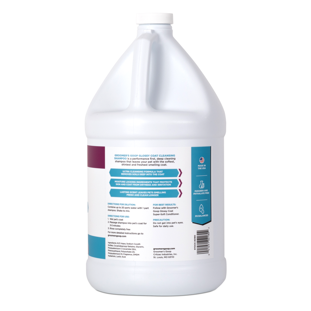 Groomer's Goop Shampoo - 1 Gallon Bottle with Pump