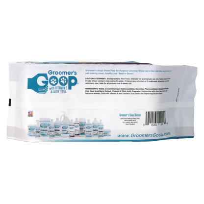 Groomer's Goop - Pet Cleaning Wipes (100 ct)