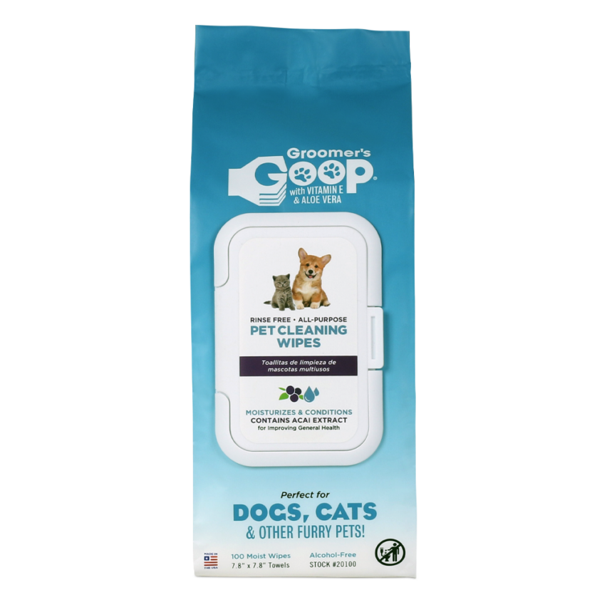 Groomer's Goop - Pet Cleaning Wipes (100 ct)