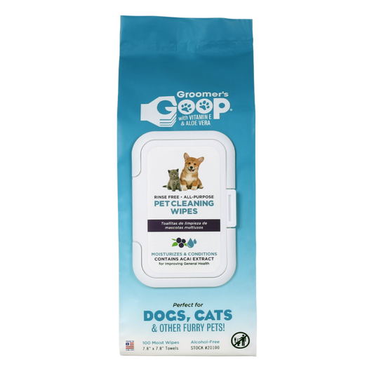 Groomer's Goop - Pet Cleaning Wipes (100 ct)