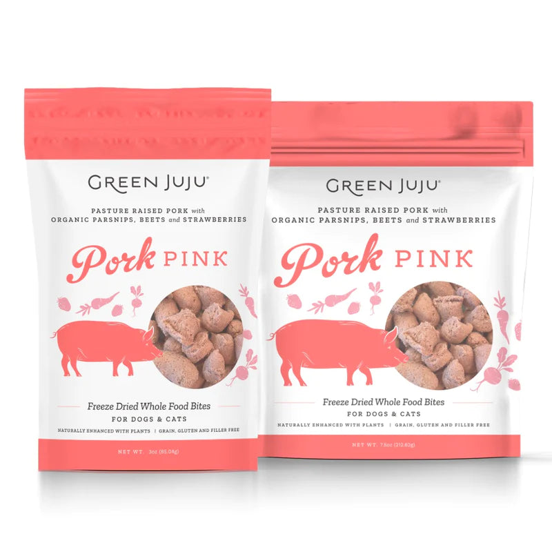 Green Juju - Freeze Dried  Pork Pink 85g