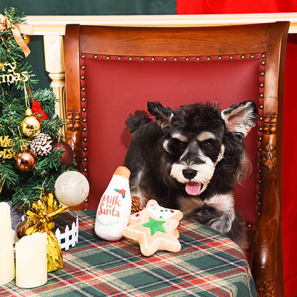 HugSmart: Fuzzy Friends Happy Woofmas - Milk & Cookies 3pk