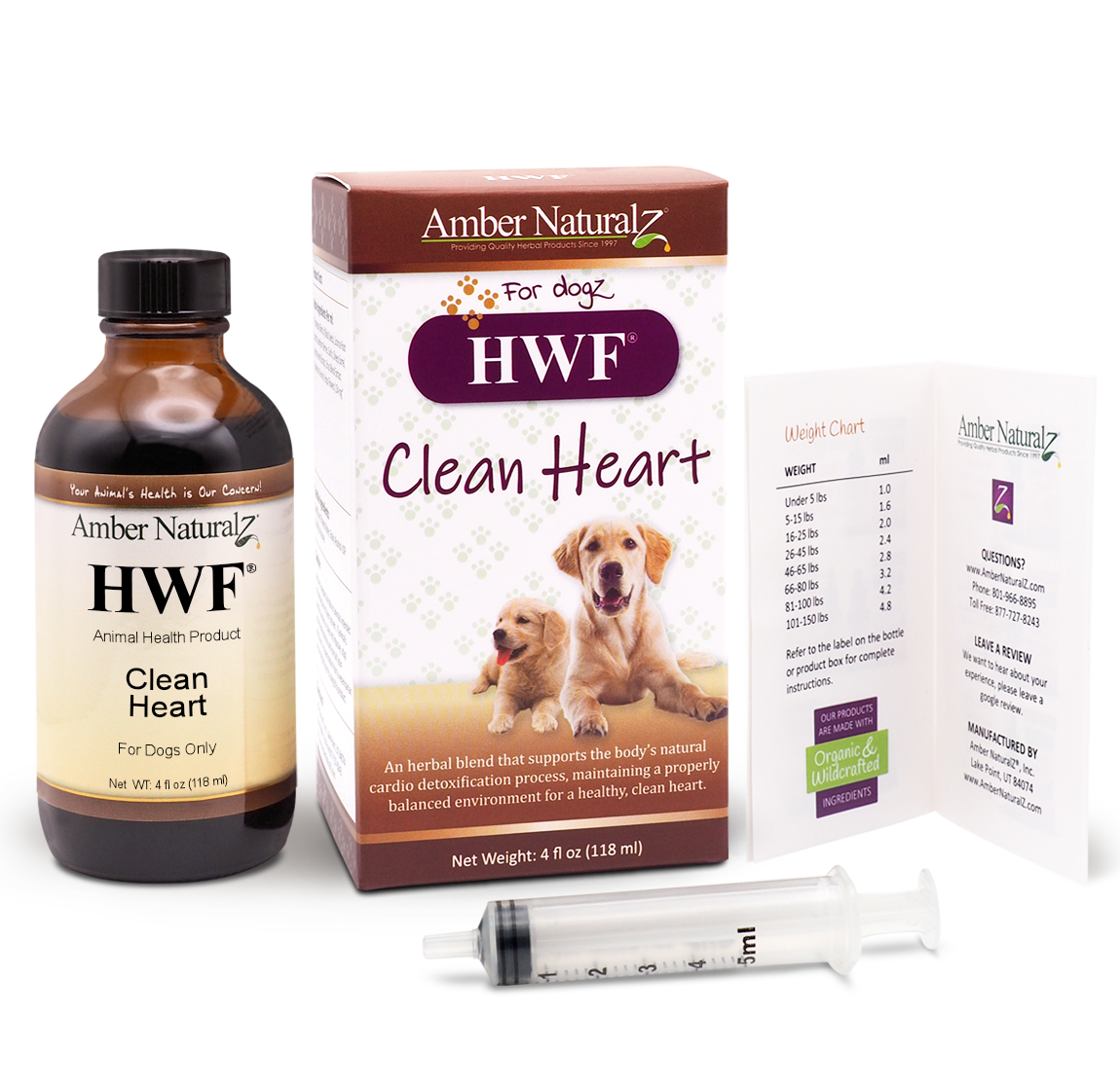 Amber Naturalz - HWF 118ml