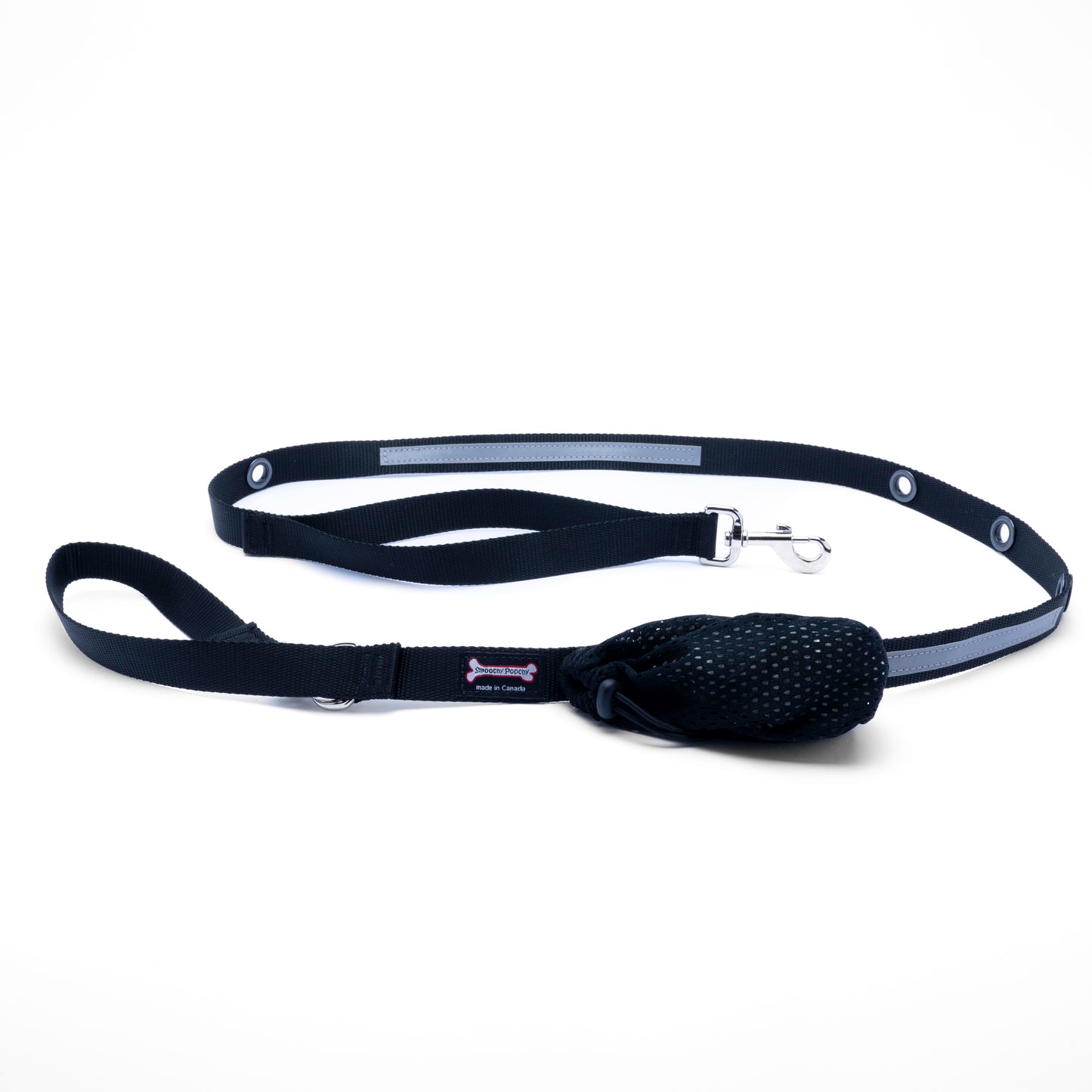 Smoochy Poochy - 1" x 6' Hands Free Reflective Leash