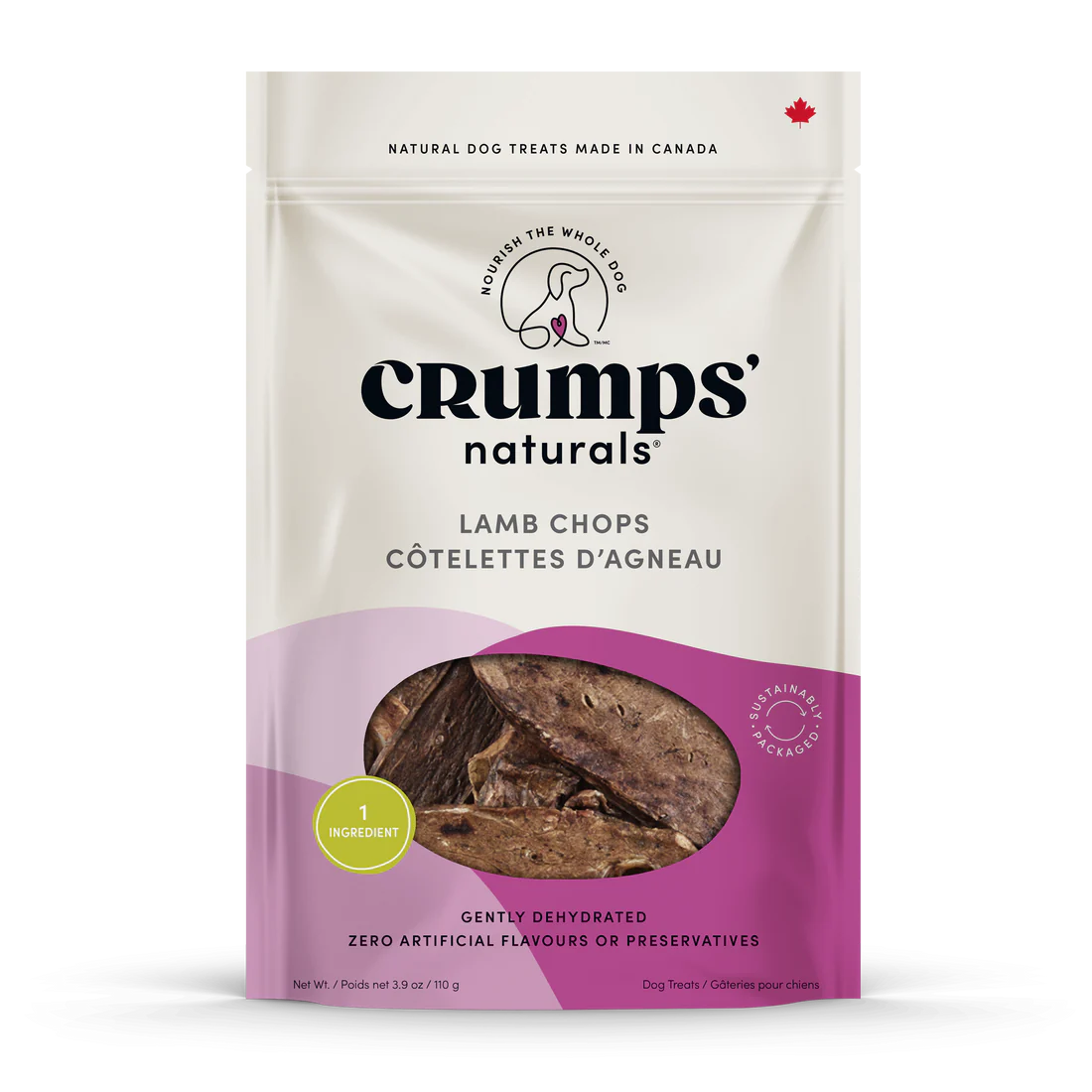 Crumps' Naturals Treats - Lamb Chops - Woofur Natural Pet Products