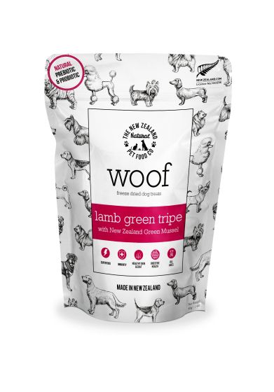 NZPF Woof Lamb Green Tripe 50g