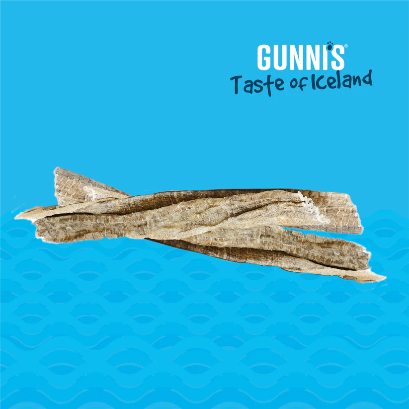 Gunni's - Cod Skin Strip - Woofur Natural Pet Products