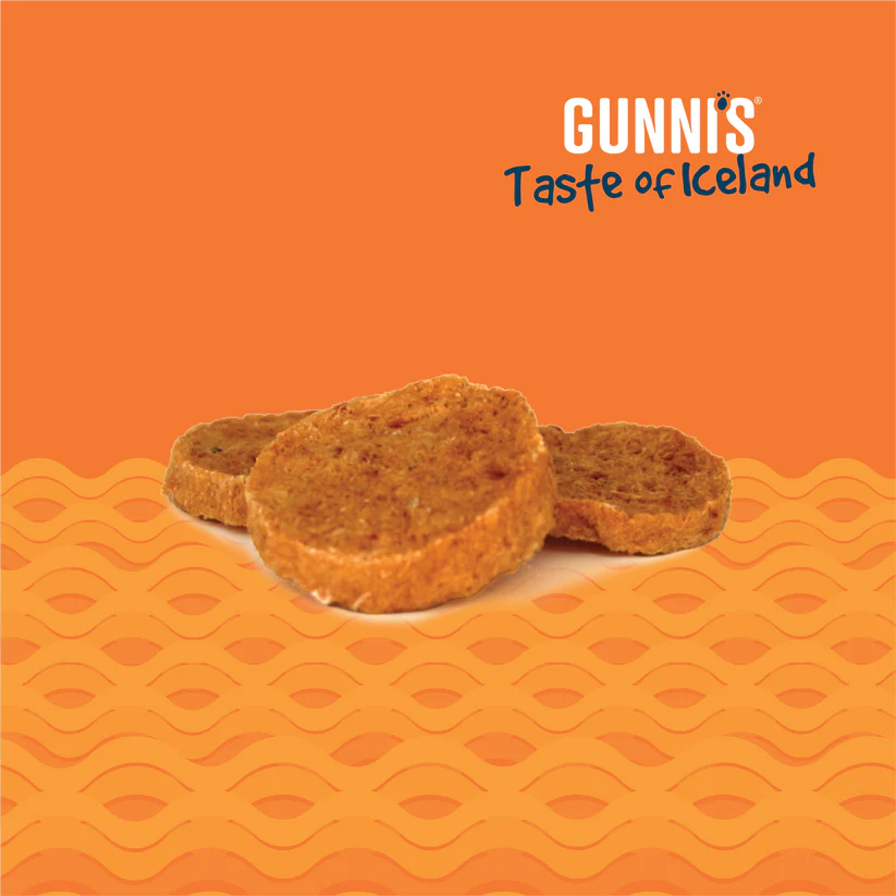 Gunni's - Salmon Wafers - Woofur Natural Pet Products