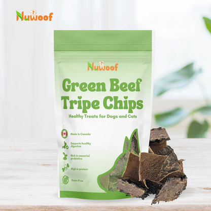 NuWoof - Green Beef Tripe Chips - 45g