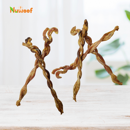 NuWoof - 9"-12" Twisted Lamb Pizzle Single Chews