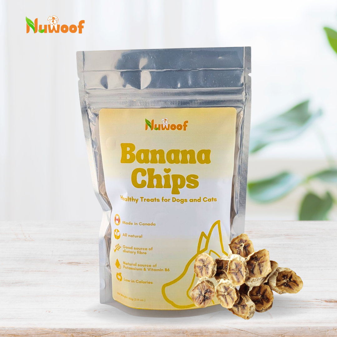 NuWoof - Banana Chip Treats - 60g