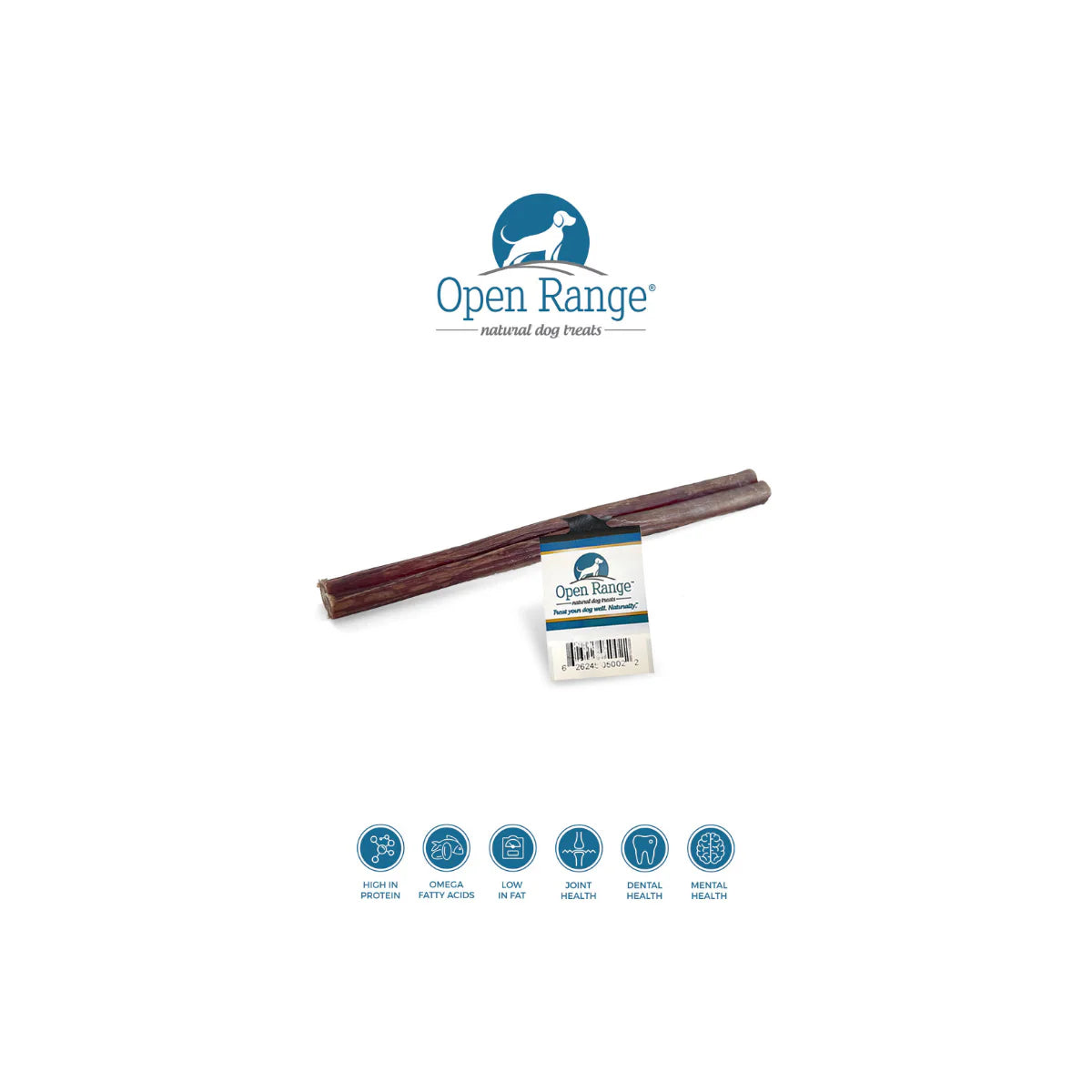 Open Range - Mini Bully Stick (5-6") - Woofur Natural Pet Products