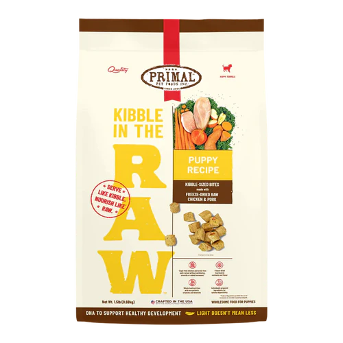 Primal Kibble in the Raw FD - Puppy Recipe - Woofur Natural Pet Products
