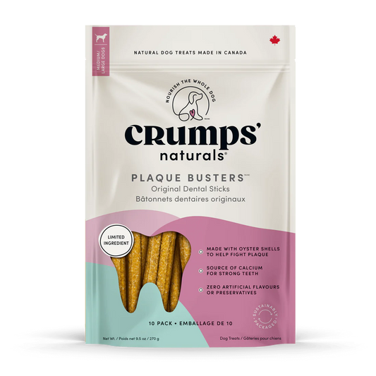 Crumps' Naturals Treats - Plaque Busters Original 10pc