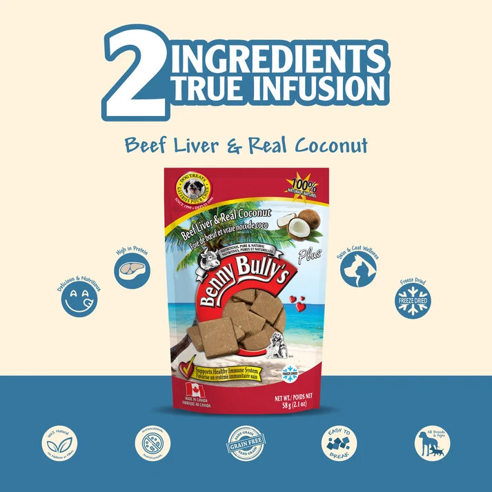Benny Bullys - Beef Liver Plus Coconut