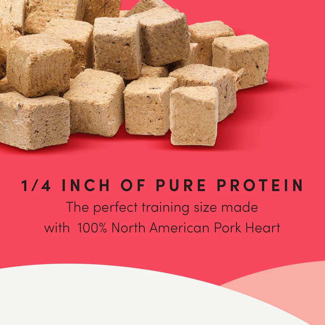 Crumps' Naturals Treats - Freeze-Dried Pork Hearts  Mini Trainers