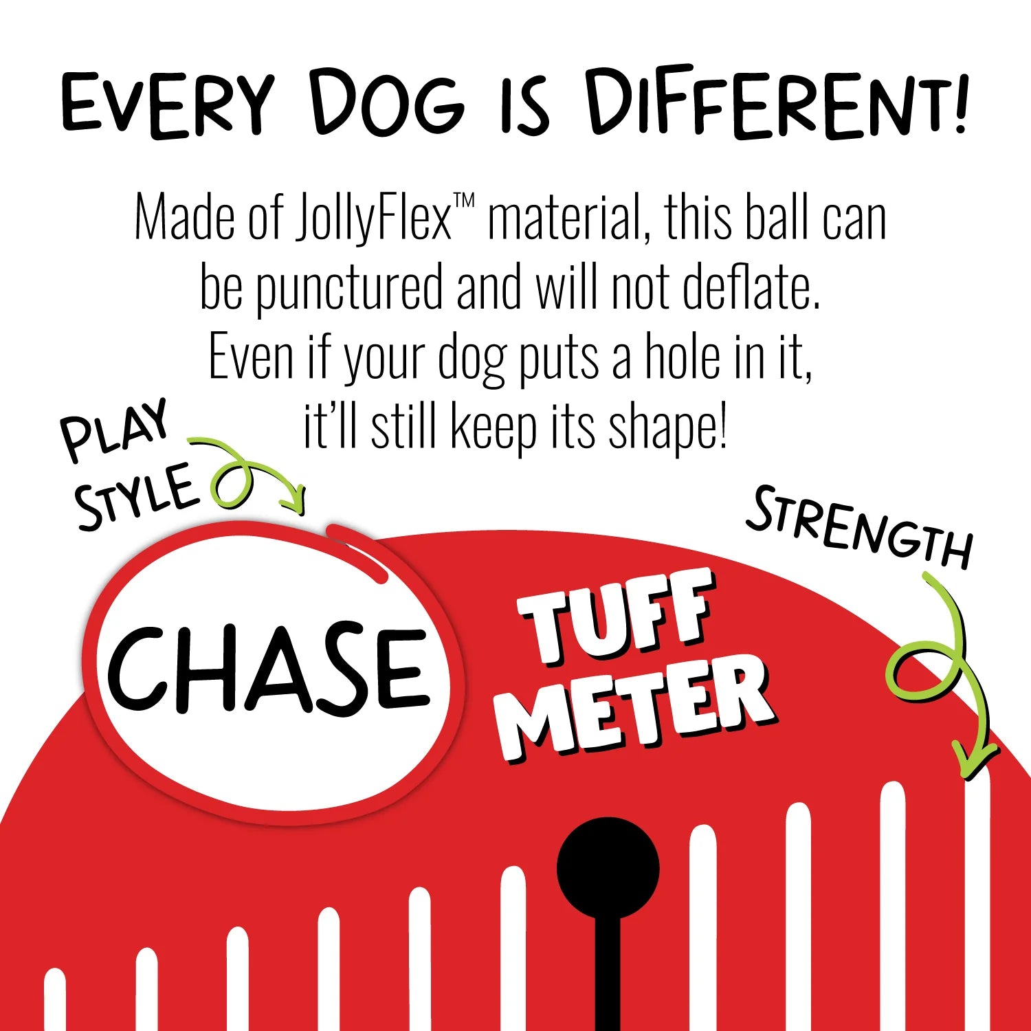 Jolly Pets - Jolly Soccer Ball - Green
