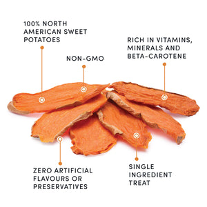 Crumps' Naturals Treats - Sweet Potato Chew - Woofur Natural Pet Products