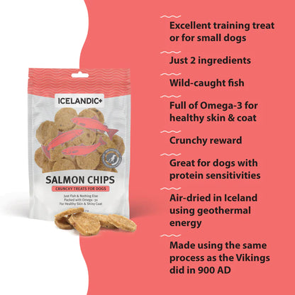 Icelandic+ Treats - Salmon Fish Chips 2.5oz