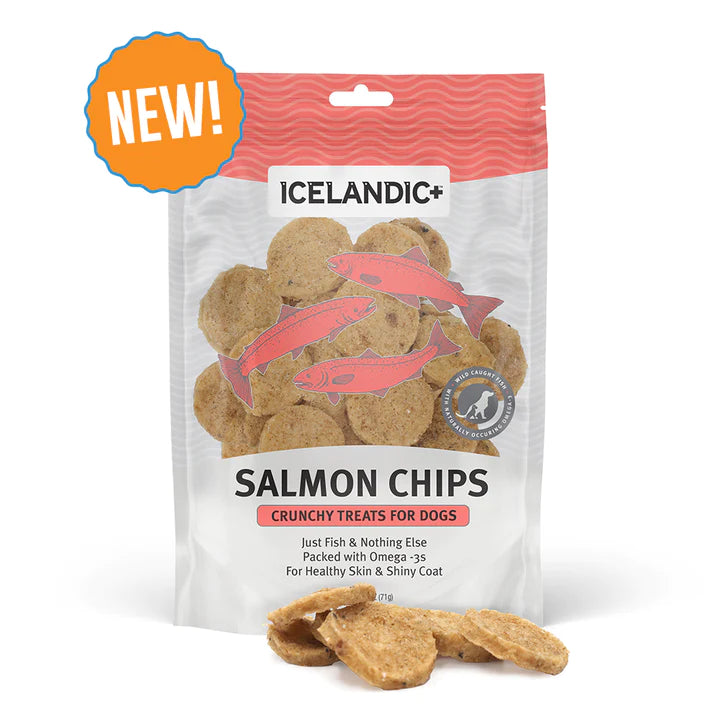 Icelandic+ Treats - Salmon Fish Chips 2.5oz