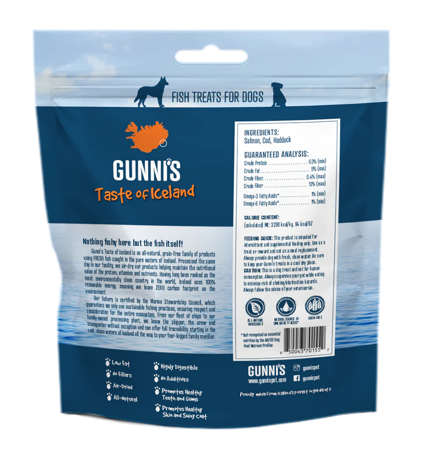 Gunni's - Salmon Baby Bites - Woofur Natural Pet Products